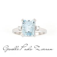 Anello Zorzan Gioielli Donna in Oro bianco Acquamarina 1.90 Ct ANPZ2504 - ANPZ2504